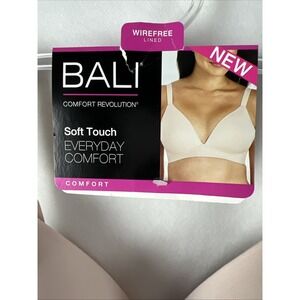 Bali 3460 Bra Size 2XL Comfort Revolution Wirefree Convertible Sandshell F7